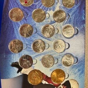 2010 Canada olympics coin set